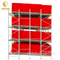 Push Back Racking System Push Back Rack Customized Warehouse Metal Shelving Supplier